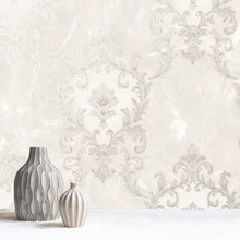 534375 Sienna Damask Pearl Wallpaper by Rasch