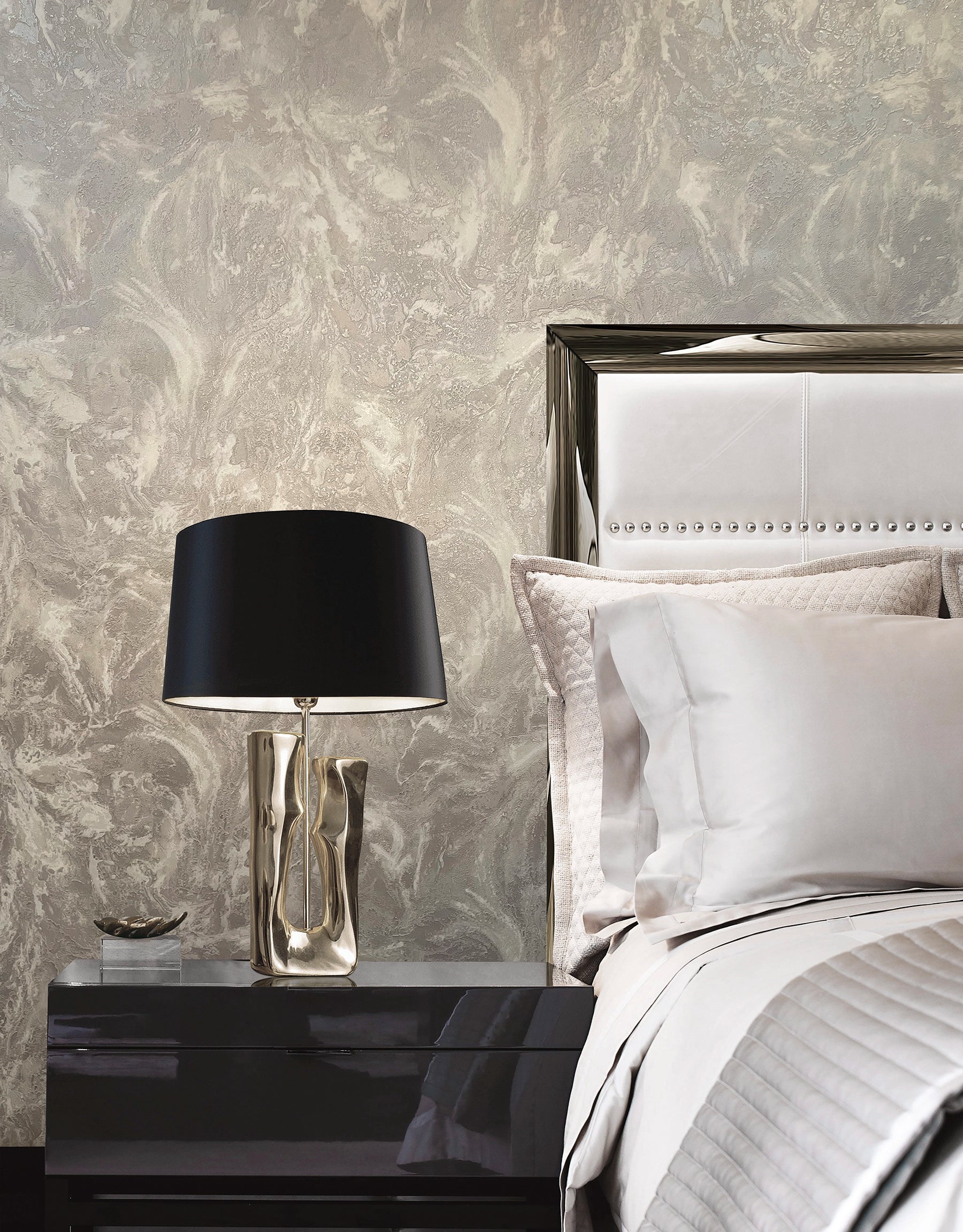 534450 Sienna Marble Grey Wallpaper by Rasch