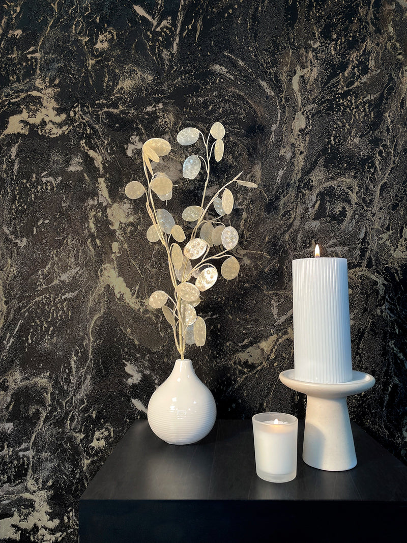 534481 Sienna Marble Black Wallpaper by Rasch