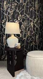 538113 Enzo Marble Black Gold Wallpaper by Rasch