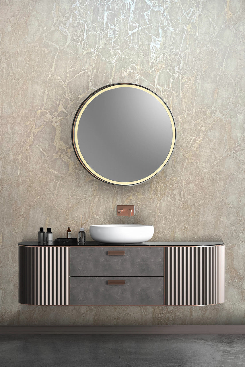 538120 Enzo Marble Taupe Wallpaper by Rasch