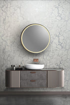 538144 Enzo Marble White Silver Wallpaper by Rasch