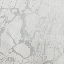538144 Enzo Marble White Silver Wallpaper by Rasch