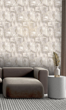 538526 Solara Taupe Verona Wallpaper by Rasch