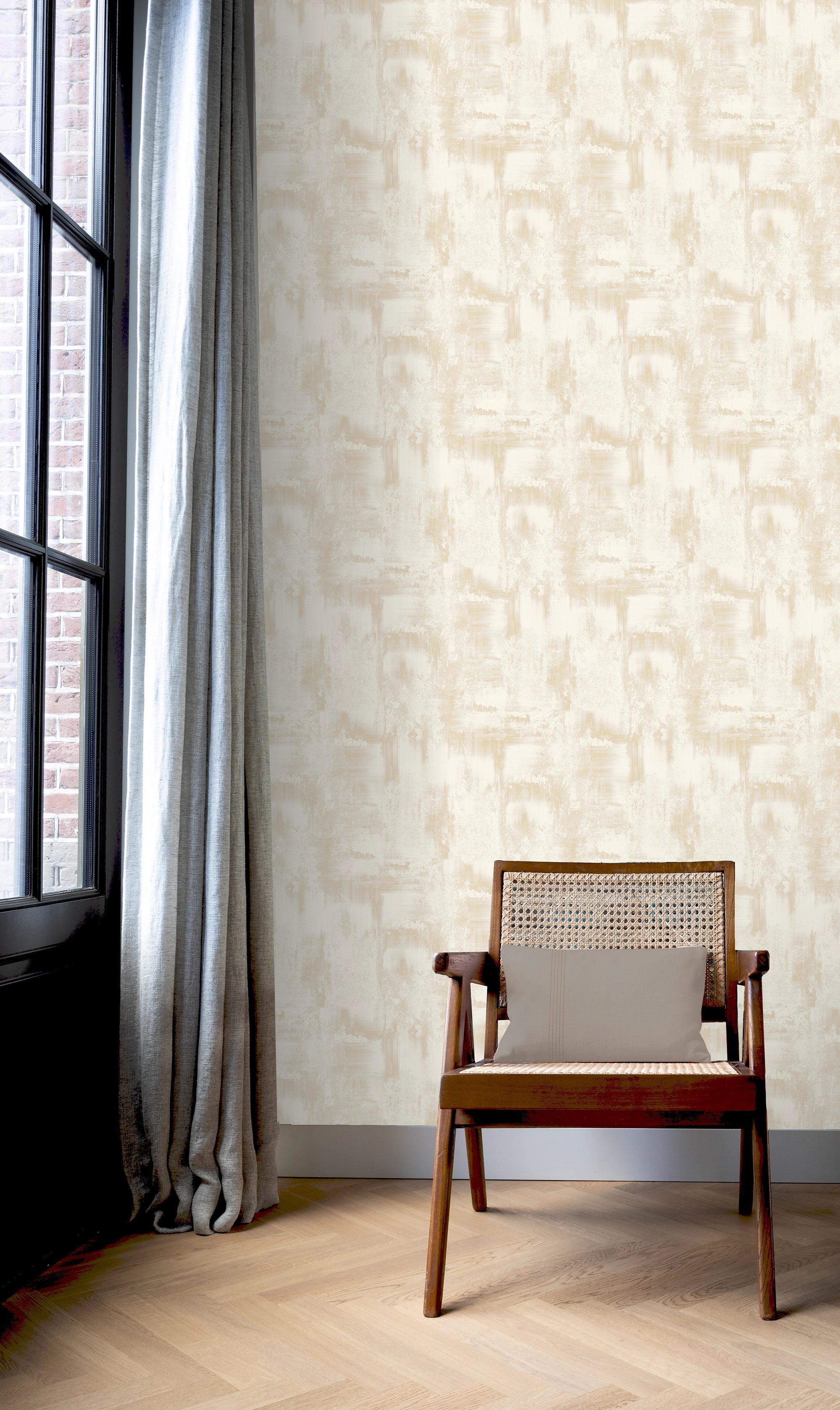 538533 Solara Oatmeal Verona Wallpaper by Rasch