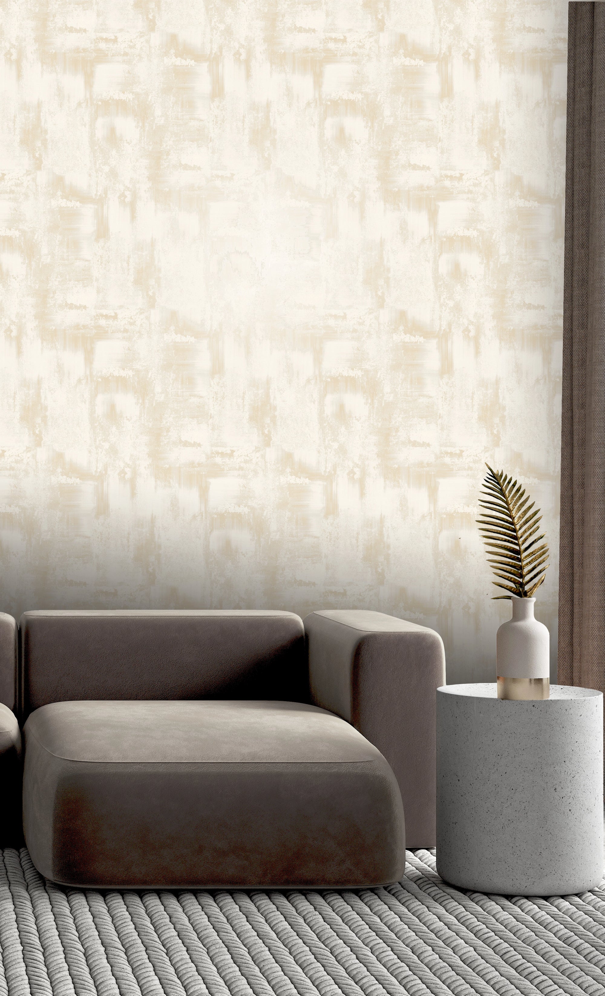 538533 Solara Oatmeal Verona Wallpaper by Rasch