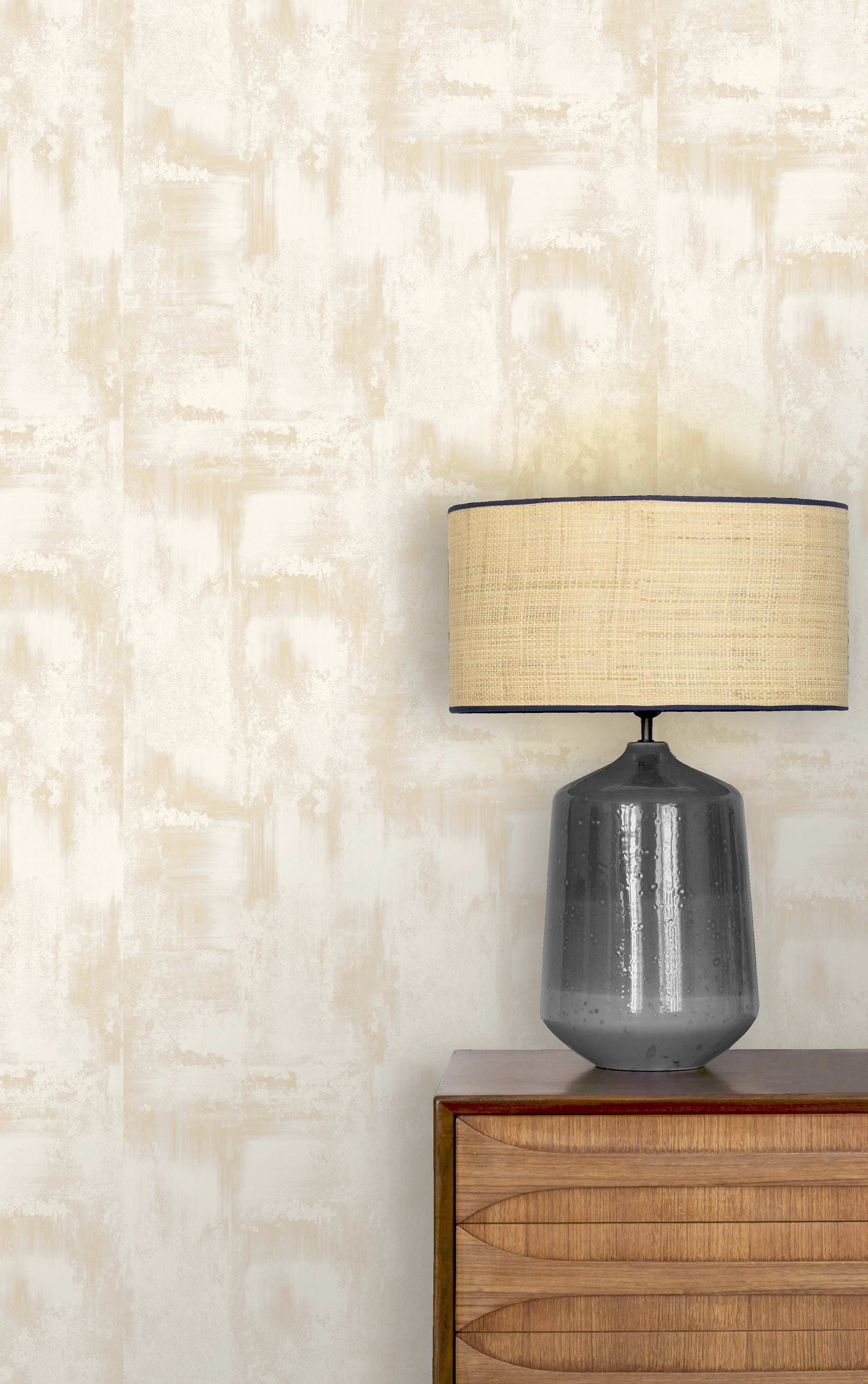 538533 Solara Oatmeal Verona Wallpaper by Rasch