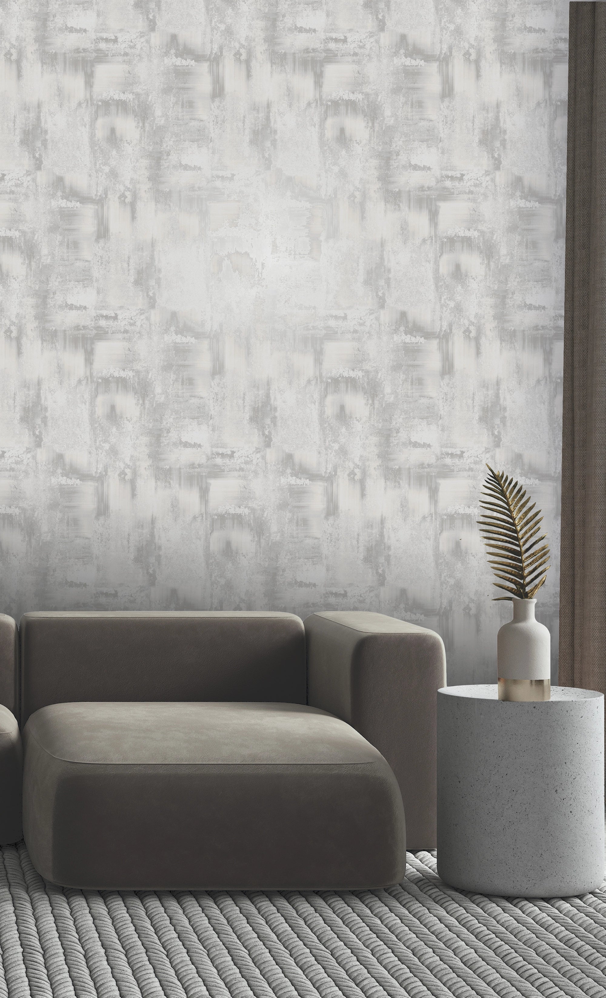 538540 Solara Dove Grey Verona Wallpaper by Rasch