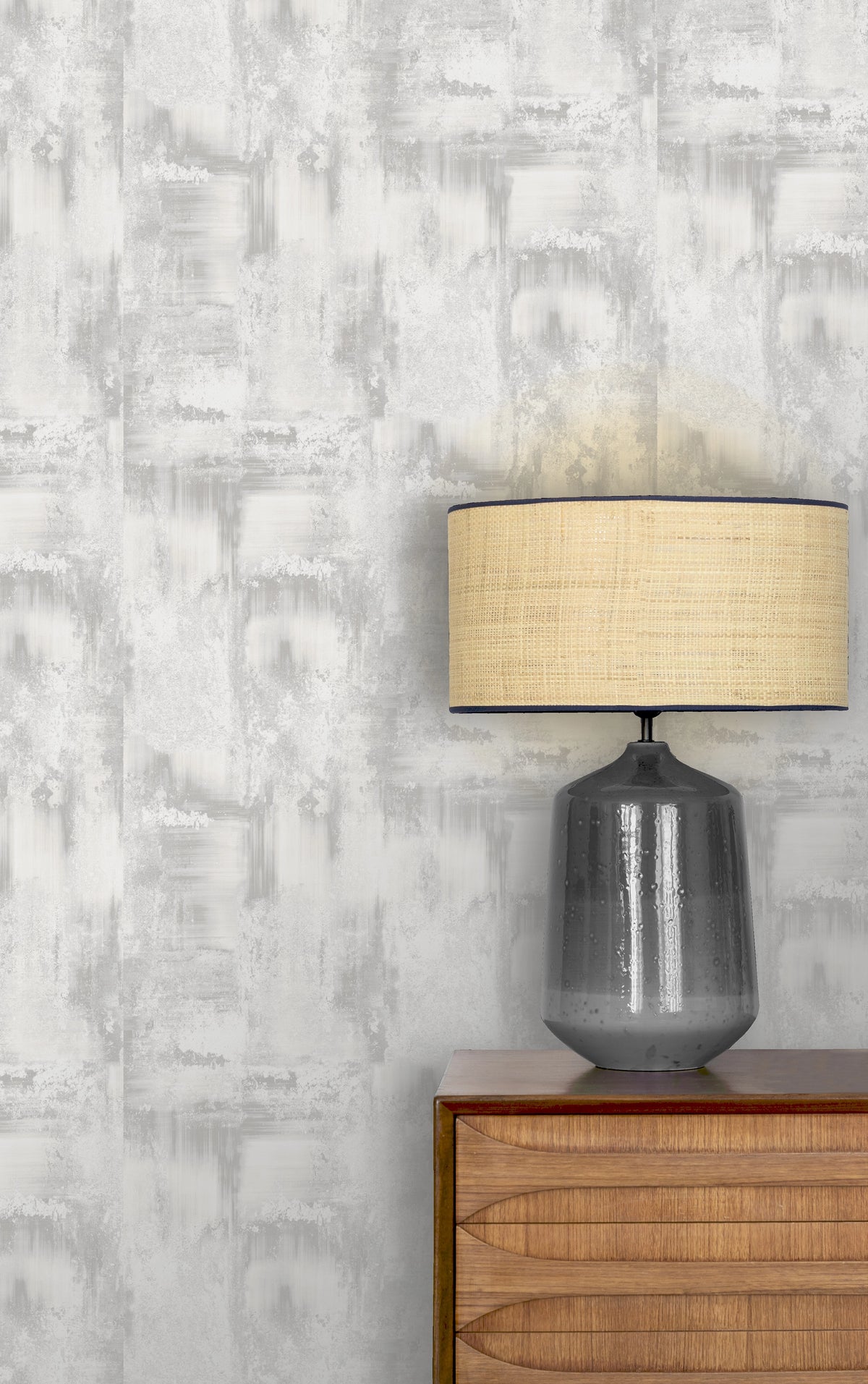 Solara Dove Grey Verona Wallpaper by Rasch