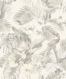 539080 Paradise Birds Neutral Vasari Wallpaper by Rasch