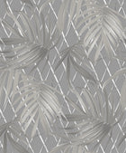 539547 Paradise Palm Grey Vasari Wallpaper by Rasch