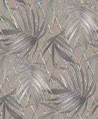 539554 Paradise Palm Taupe Wallpaper by Rasch