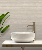 539684 Paradise Silk Taupe Vasari Wallpaper by Rasch