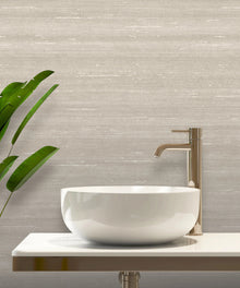 539684 Paradise Silk Taupe Vasari Wallpaper by Rasch