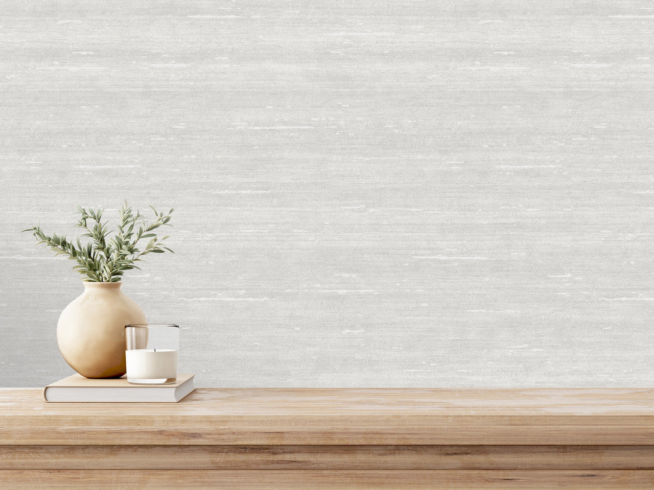 539691 Paradise Silk Pale Grey Vasari Wallpaper by Rasch