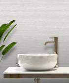 539691 Paradise Silk Pale Grey Vasari Wallpaper by Rasch