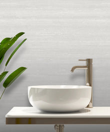 539691 Paradise Silk Pale Grey Vasari Wallpaper by Rasch
