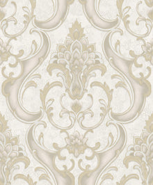 539769 Sonata Damask Gold Wallpaper by Rasch