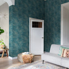 546637 Distressed Palm Poetry II Wallpaper by Rasch