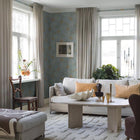 5500 Valborg Swedish Grace Blue Wallpaper by Borastapeter