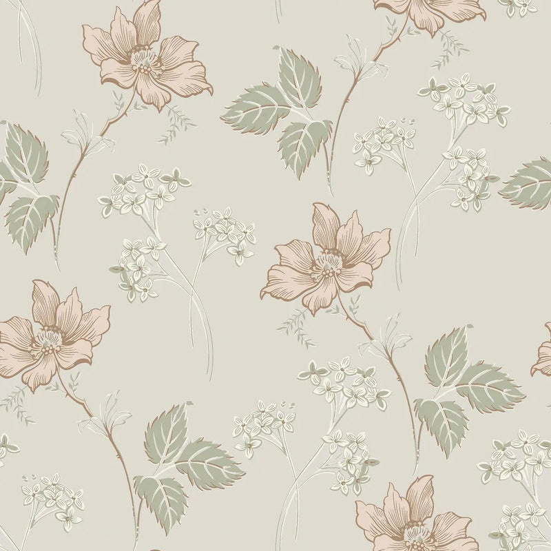 5501 Valborg Swedish Grace Neutral Wallpaper by Borastapeter