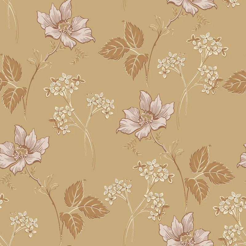 5502 Valborg Swedish Grace Sand Wallpaper by Borastapeter