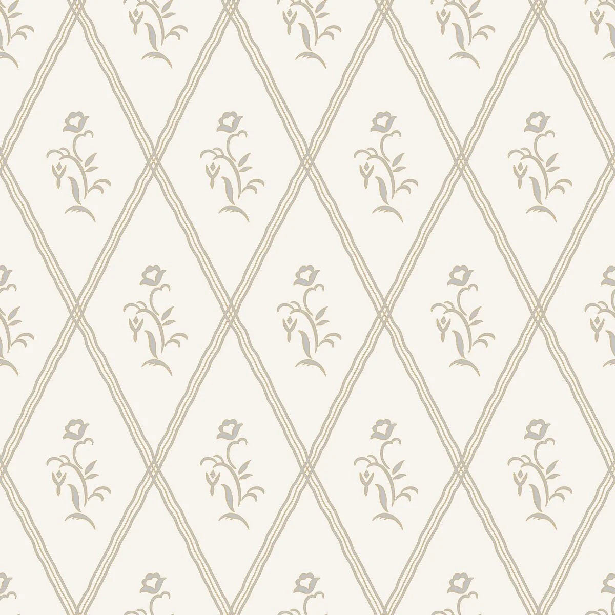 5505 Signe Swedish Grace Beige Wallpaper by Borastapeter