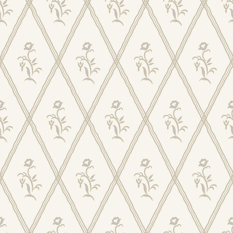 5505 Signe Swedish Grace Beige Wallpaper by Borastapeter