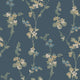 Vera Swedish Grace Navy Wallpaper by Borastapeter