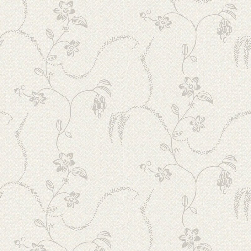 5513 Elsie Swedish Grace Neutral Wallpaper by Borastapeter