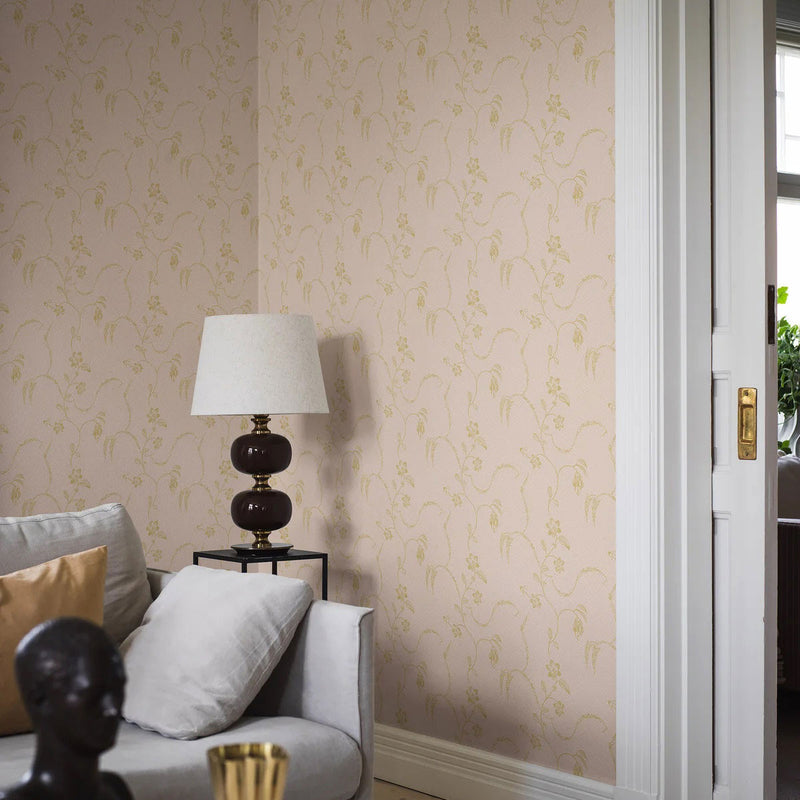 5514 Elsie Swedish Grace Pink Wallpaper by Borastapeter