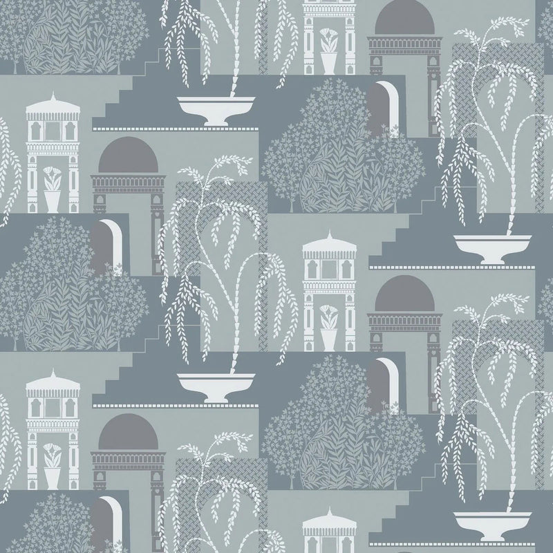 5518 Mimi Swedish Grace Blue Wallpaper by Borastapeter