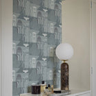 5518 Mimi Swedish Grace Blue Wallpaper by Borastapeter