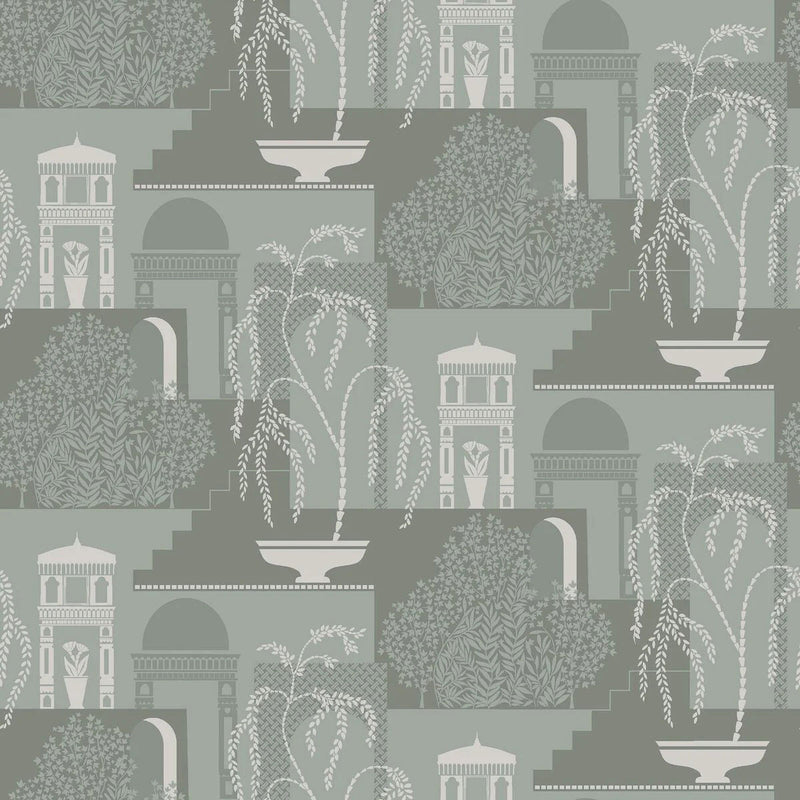 5519 Mimi Swedish Grace Green Wallpaper by Borastapeter