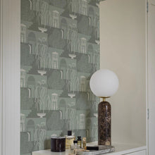 5519 Mimi Swedish Grace Green Wallpaper by Borastapeter