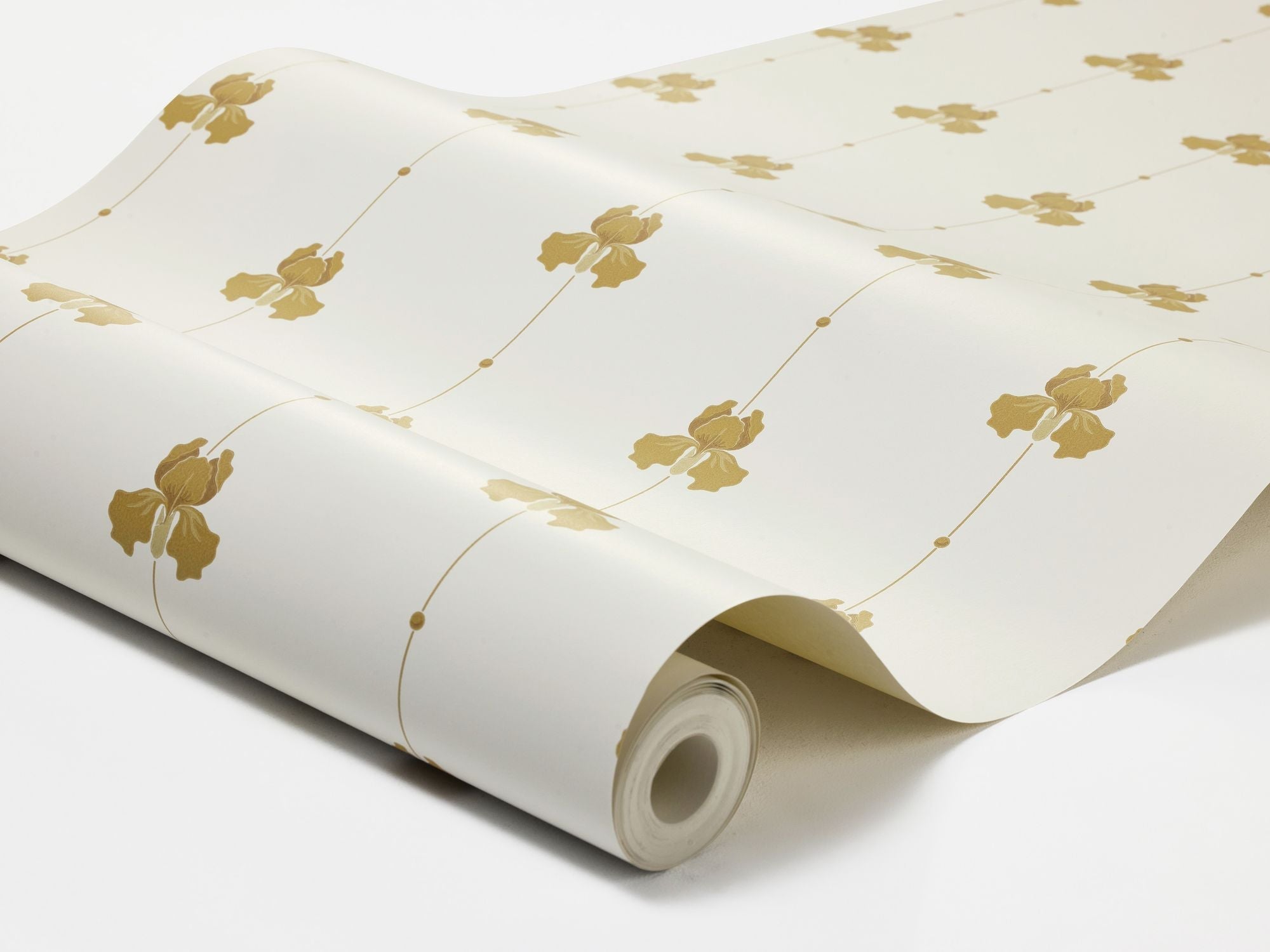 5685 Gotain Sweet Pea Mustard Gotain x Boråstapeter Wallpaper by Boråstapeter