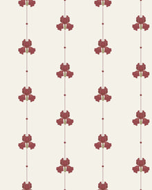 5686 Gotain Sweet Pea Burgundy Gotain x Boråstapeter Wallpaper by Boråstapeter