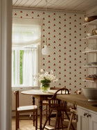 5686 Gotain Sweet Pea Burgundy Gotain x Boråstapeter Wallpaper by Boråstapeter