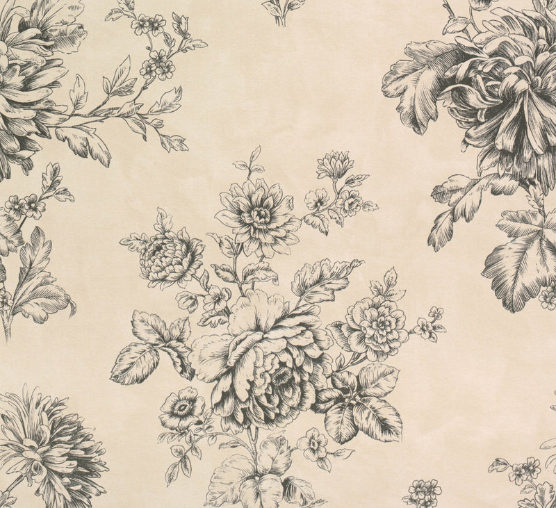5700055 Norfolk Black Serendipia Wallpaper by Coordonné
