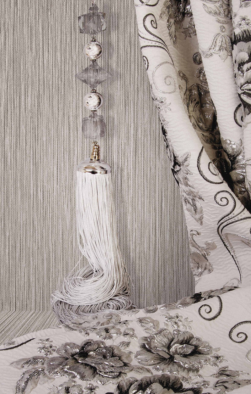 5801-7 Textured Linear Onyx Wallpaper by Today Interiors