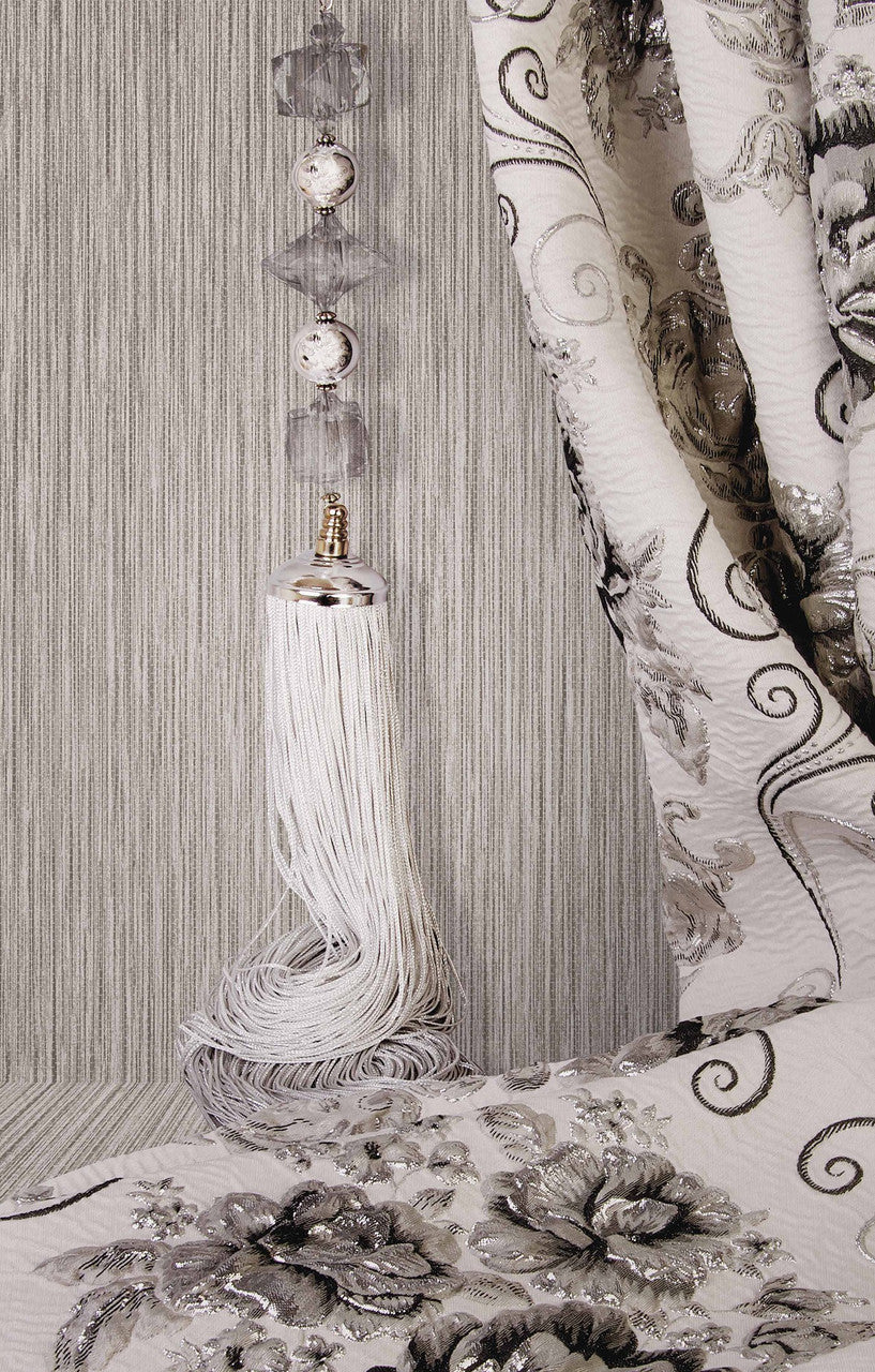 5801-7 Textured Linear Onyx Wallpaper by Today Interiors