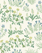 5803 Noras Äng Multi and White Wallpaper by Boråstapeter