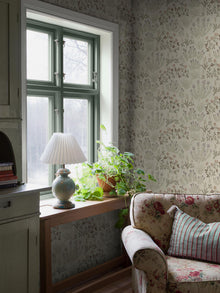 5804 Noras Äng Multi and Beige Wallpaper by Boråstapeter