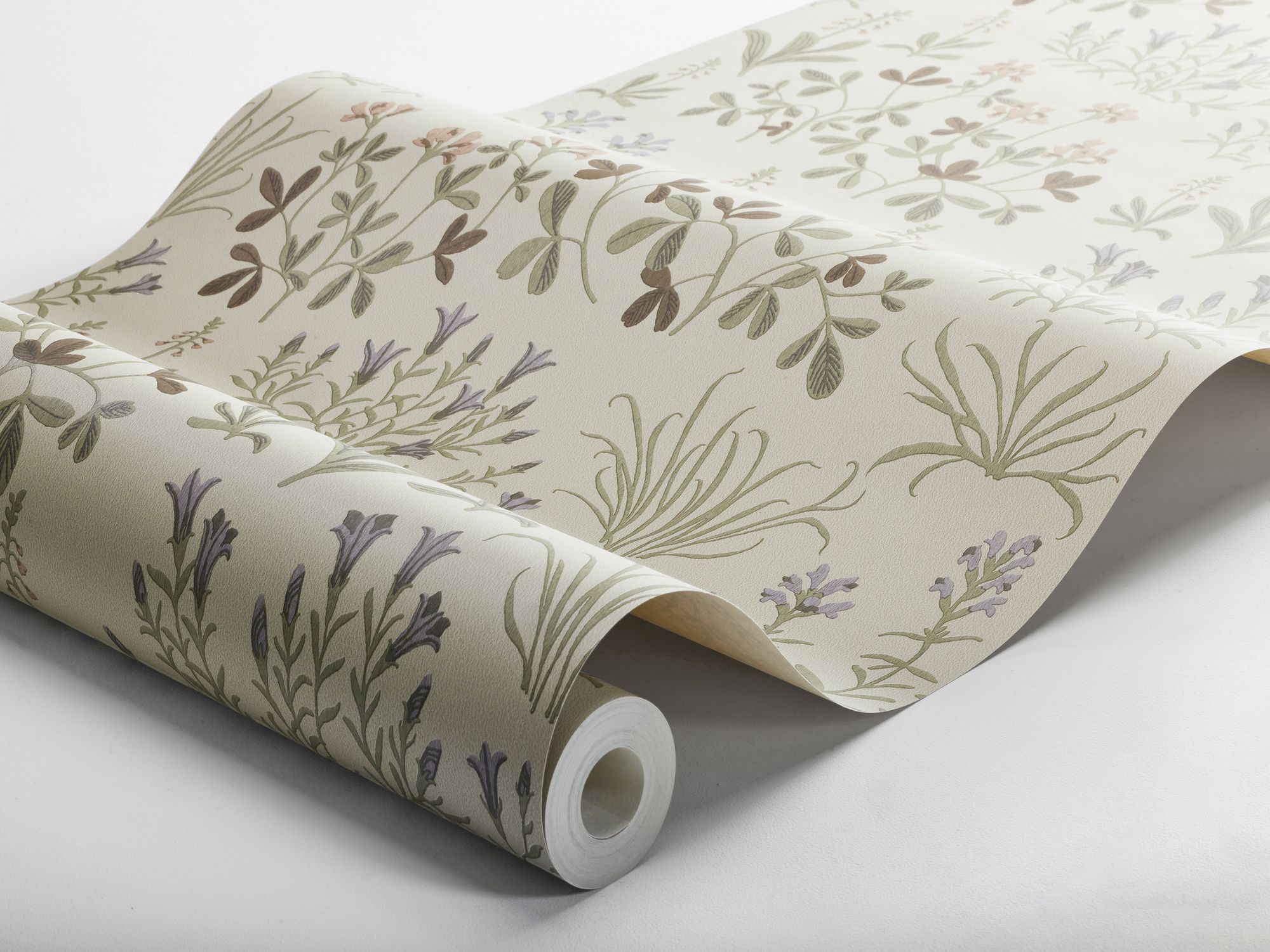 5804 Noras Äng Multi and Beige Wallpaper by Boråstapeter