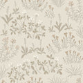 Noras Äng Beige and Multi Nordic Folk Wallpaper by Boråstapeter