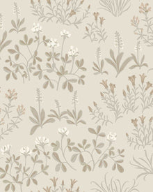 5805 Noras Äng Beige and Multi Wallpaper by Boråstapeter