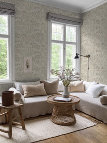 5805 Noras Äng Beige and Multi Wallpaper by Boråstapeter