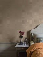 5806 Skogsstjärna Brown and Red Wallpaper by Boråstapeter