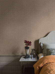 5806 Skogsstjärna Brown and Red Wallpaper by Boråstapeter