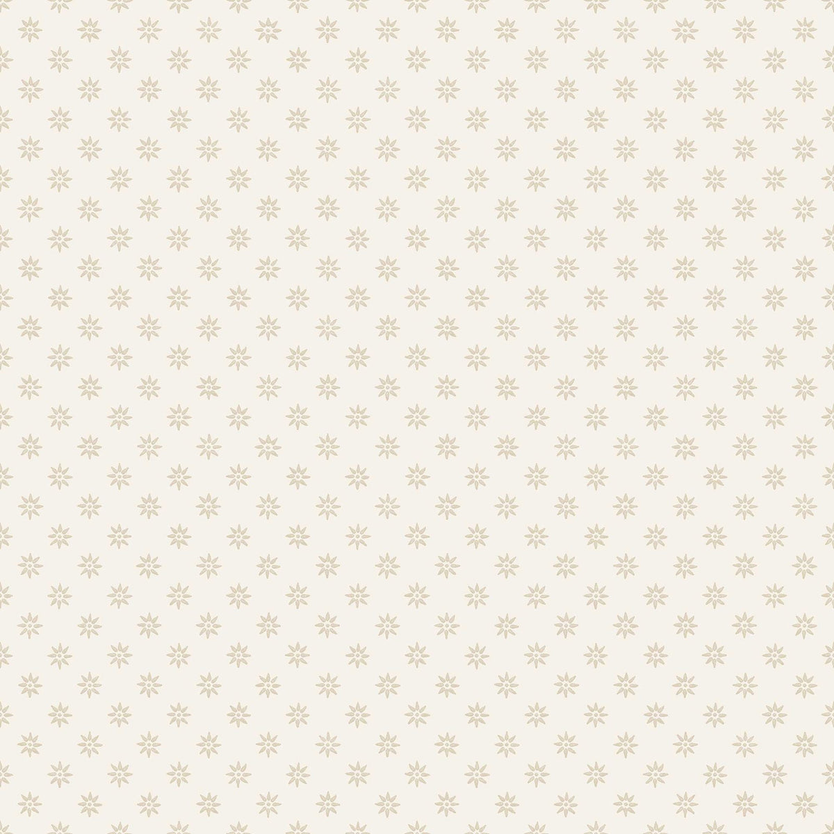 5807 Skogsstjärna Beige and White Wallpaper by Boråstapeter